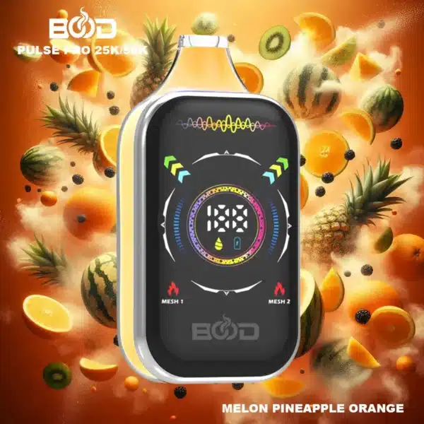 BOD Pulse Pro vape with tropical fruits design