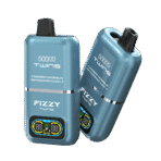 Fizzy vape 5000 puffs in blue packaging.
