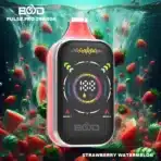 BOD vape with strawberry watermelon flavors underwater