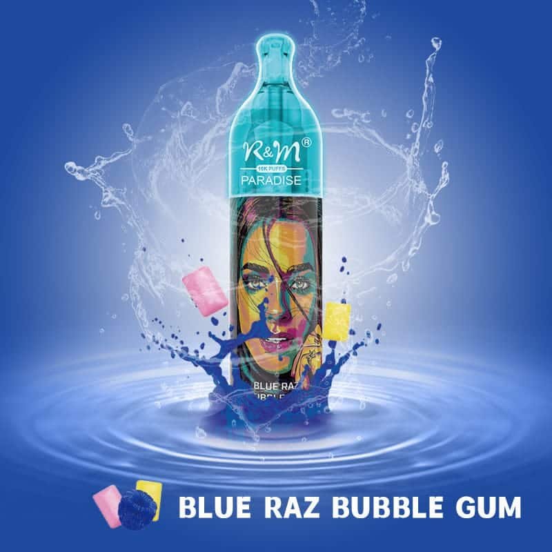 BLUE_RAZ_BUBBLE_GUM_1120x_1d1bbaa0-b03d-429b-a778-1b613207b649.jpg Blue Raz Bubble Gum vape splash, vibrant design.