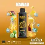 Vape juice flavor with tropical fruits and ice.