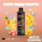 Peachy mango pineapple vape with ice and fruits