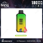 Bang Box vape, Mango Peach Watermelon flavor.