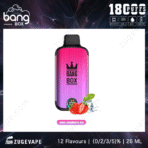Bang Box vape sour raspberry ice flavor