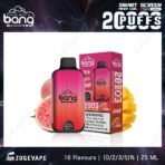Bang vape device, mango peach watermelon flavor.