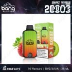 Vape device with fruit flavors packaging.