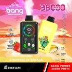Bang disposable vape, strawberry banana, 36000 puffs.