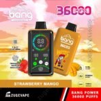 Bang disposable vape, strawberry mango flavor.