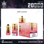 Bang Beach Pink Lemonade vape 20000 puffs packaging