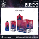 Bang Beach vape, Triple Berry Ice flavor, 2000 puffs.