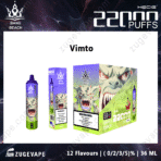 Vape juice packaging with monster design.