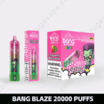 Bang Blaze Strawberry Watermelon e-cigarette packaging