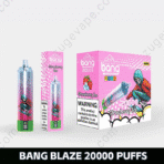 Bang vape, strawberry ice flavor, 20000 puffs.