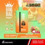 Bang Blaze disposable vape, 40000 puffs, fruity flavor.