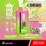 Bang Blaze 40,000 puff disposable vape in fruity flavors.