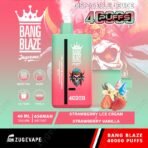 Bang Blaze vape, 40,000 puffs, strawberry flavor