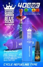 Bang Blaze Shisha vape with mixed fruit flavor.