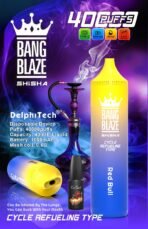 Bang Blaze shisha device with Red Bull flavor