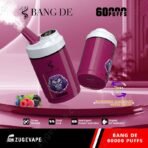 Bang De vape with berry flavors, 60000 puffs.