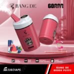 Bang De vape, 60000 puffs, three flavor options.