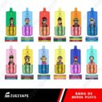 Variety of flavored disposable vapes from Zugevape.