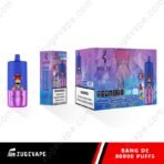 Bang De vape, 80000 puffs, fruity flavors.