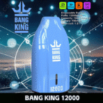 Bang King 12000 disposable vape, blue, 12000 puffs.