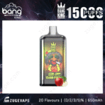 Bang King disposable vape with apple flavor