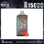 Bang King vape, 15000 puffs, strawberry flavor.