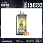 Bang King vape, 15000 puffs, mango flavor