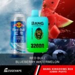 Bang vape Red Bull Blueberry Watermelon flavor