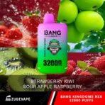 Bang vape 32000 puffs, fruity flavors.