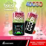 Bang Tornado vape, strawberry kiwi flavor, 40000 puffs.
