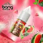 Bang Watermelon Ice vape juice bottle with graphics.