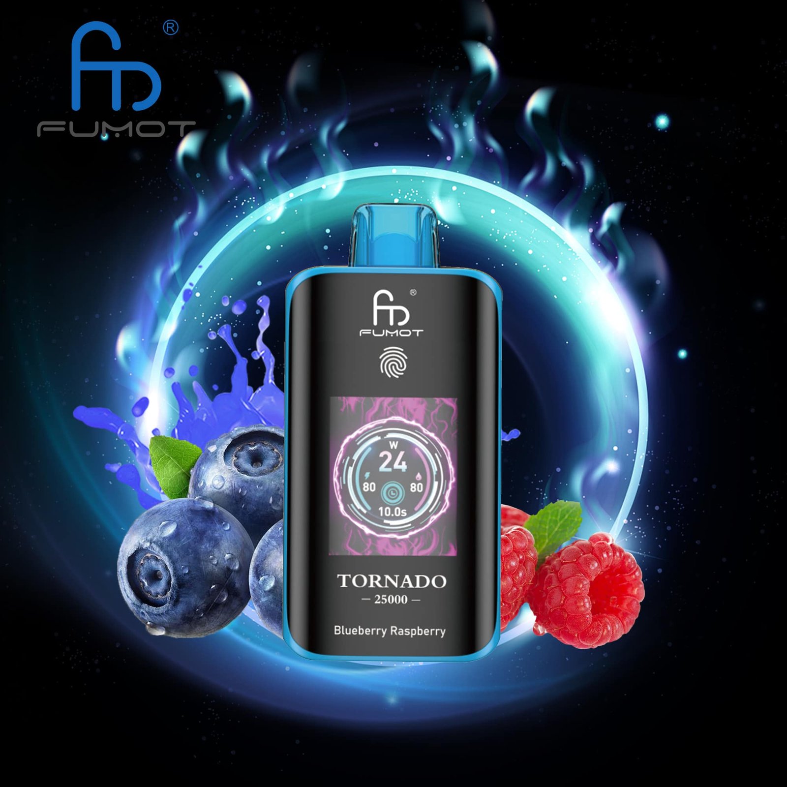 Blueberry-Raspberry-1.jpg Fumot vape with blueberries and raspberries.