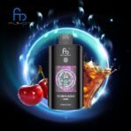 Fumot Tornado vape, cherry cola flavor with effects.