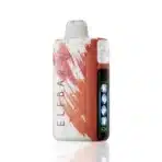 Colorful vape device with digital display.