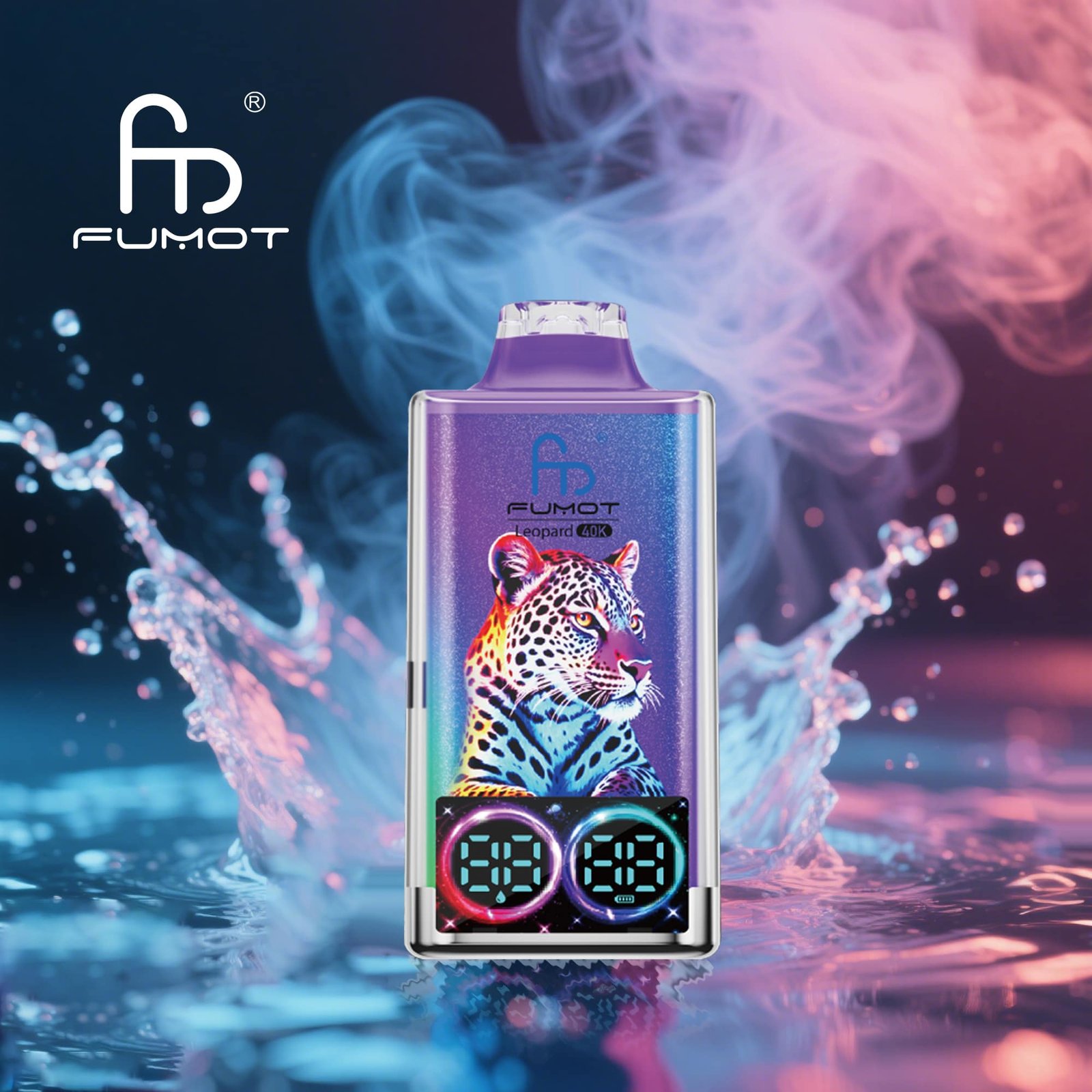 Dr-Blue.jpg Fumot vaporizer with digital leopard design.