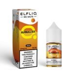 Elfliq ElfBull Ice vape juice with warning label.