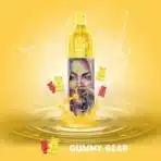 Colorful vape juice bottle with gummy bears