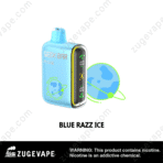 Geek Bar Pulse vape, Blue Razz Ice flavor