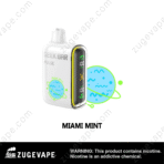 Geek Bar Pulse vape, Miami Mint flavor