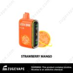Geek Bar Pulse vape, strawberry mango flavor