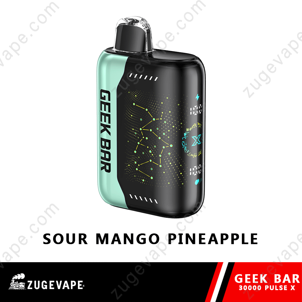 Geek-Bar-Pulse-X-25000-Puffs-Sour-Mango-Pineapple.png Geek Bar vape, sour mango pineapple flavor