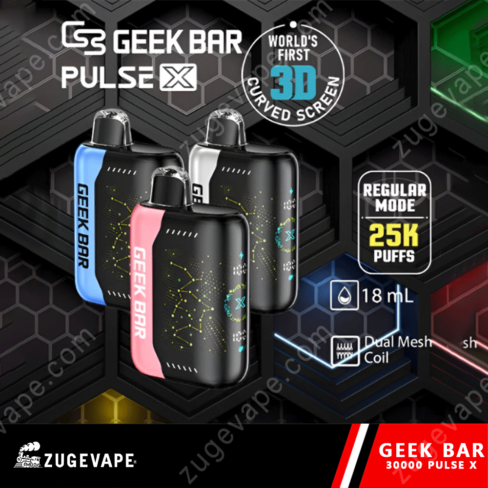 Geek-Bar-Pulse-X-25000-Puffs.png Geek Bar vape with 3D screen, 25K puffs