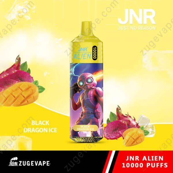 JNR Alien vape with tropical flavors.