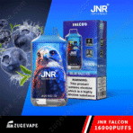 JNR Falcon vape, Blue Razz Ice flavor, 16000 puffs.