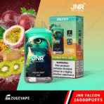 JNR Falcon vape, passion fruit kiwi flavor, 16000 puffs.