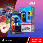 JNR Falcon vape White Peach Razz flavor 16000 puffs.
