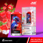 JNR Falcon X vape, strawberry watermelon ice flavor.